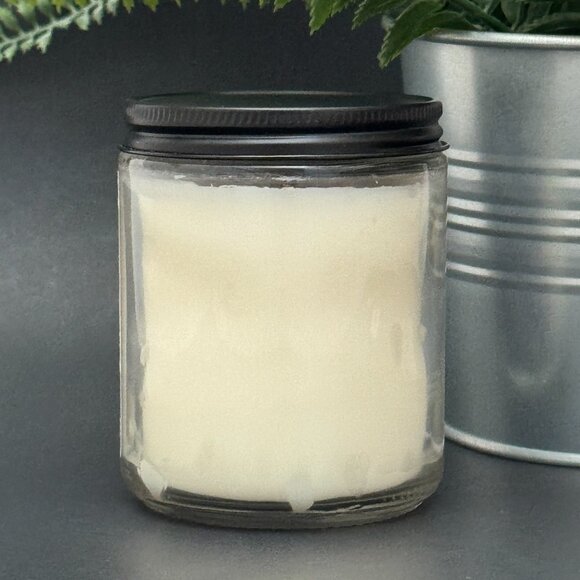 BBW Linen & Lavender White Barn Bath & Body Works Mason Jar Single Wick Candle - Picture 2 of 10